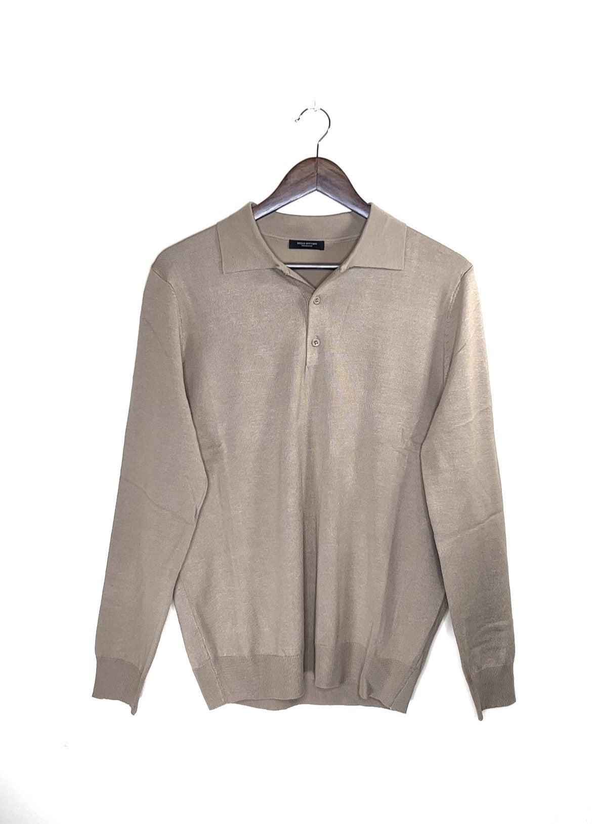 Old Money® Classic Button Up Sweater - Beige