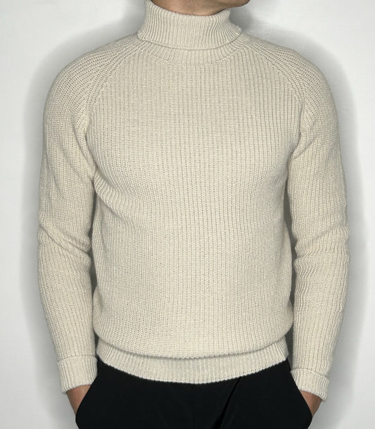 Old Money® Turtleneck - Blue/Beige